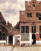 VERMEER VAN DELFT, Jan The Little Street st oil